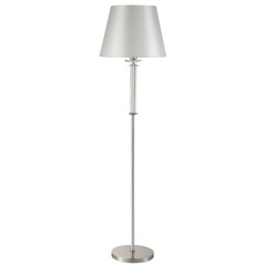 Торшер Crystal Lux Nicolas PT1 Nickel/White, фото 